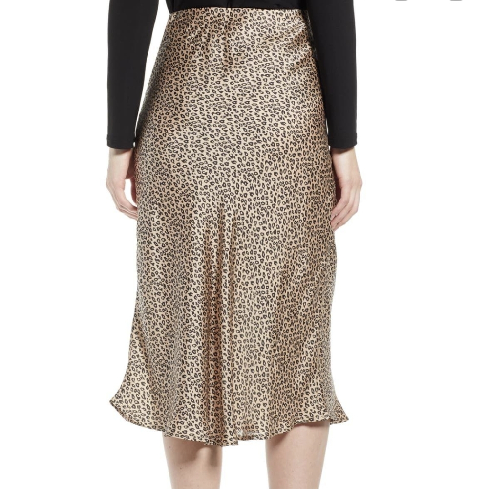 Leith Satin Midi Skirt size S, EUC